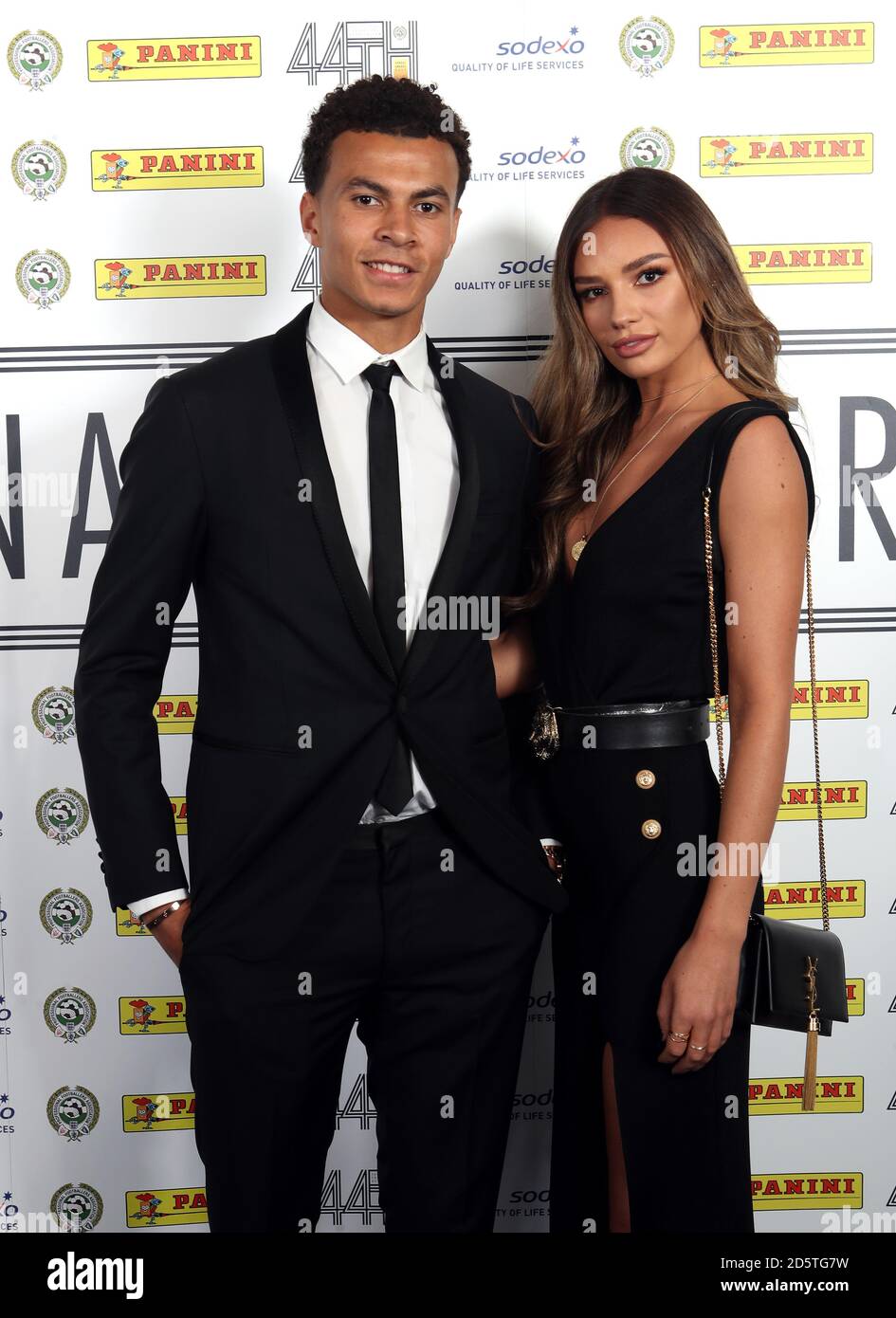 Dele Alli and girlfriend Ruby Mae during the Professional Footballers' Association Awards 2017