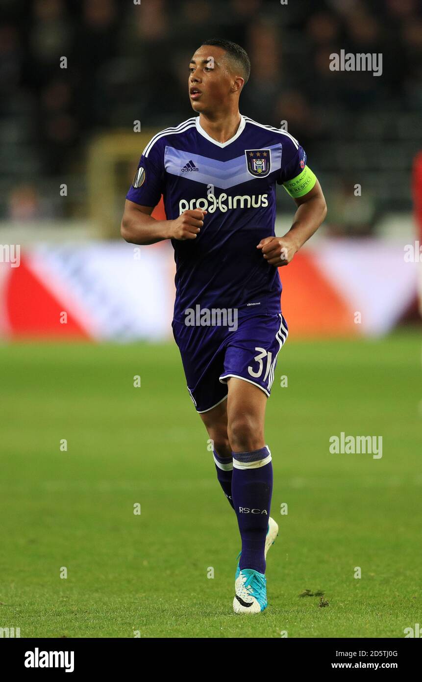 Youri Tielemans Rsc Anderlecht Editorial Stock Photo - Stock Image