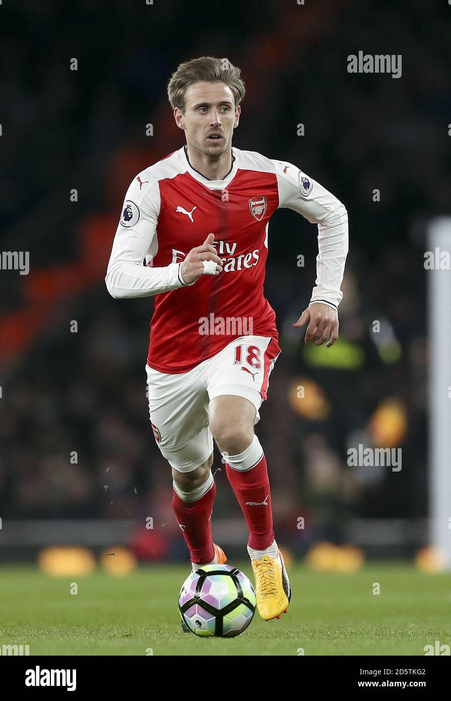 Nacho Monreal, Arsenal Stock Photo - Alamy