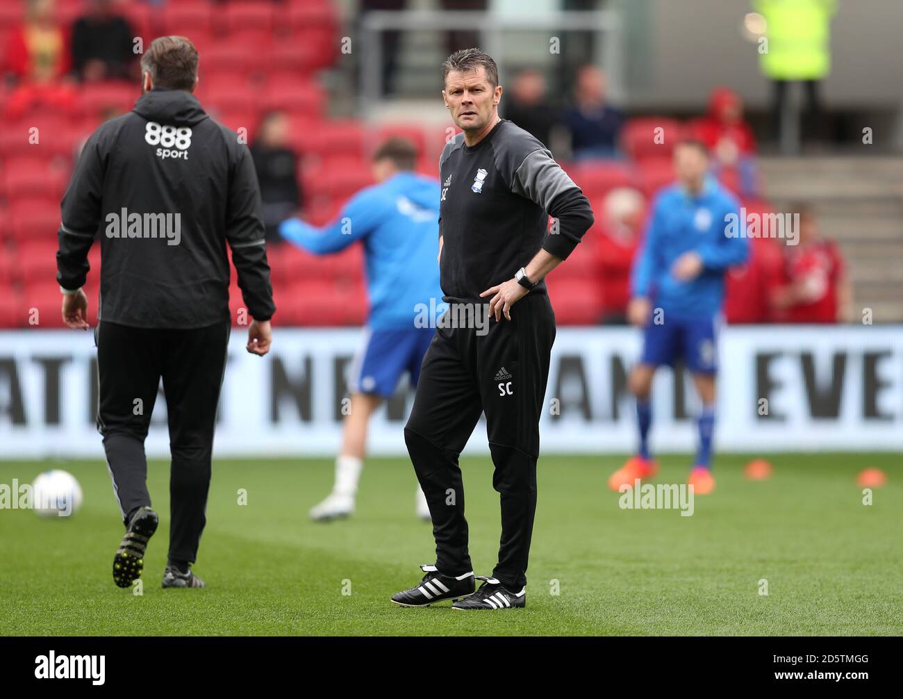 Birmingham City first-team coach Steve Cotterill before the game Stock ...