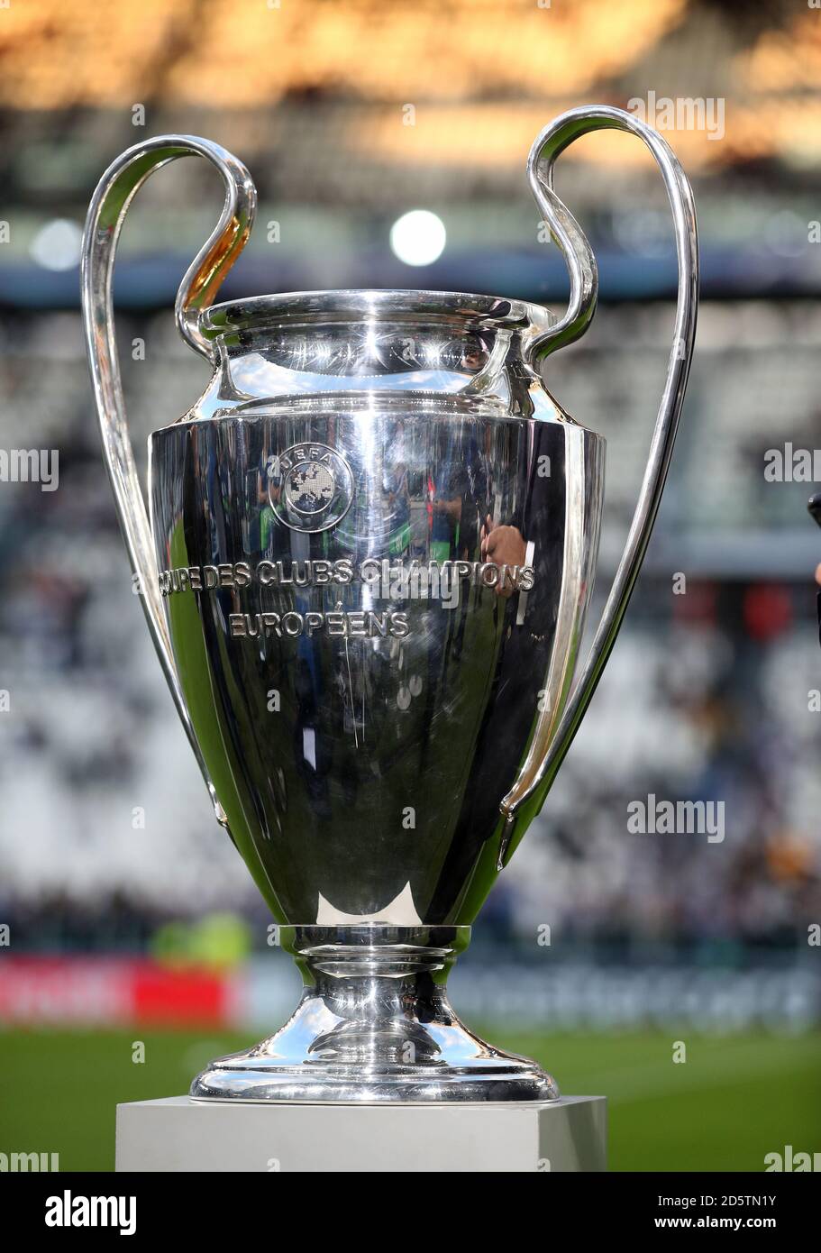 A Detail View Of The Champions League Trophy Stock Photo - Alamy