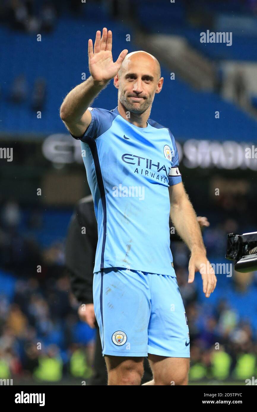 Manchester City No5 Zabaleta Away Soccer Club Jersey