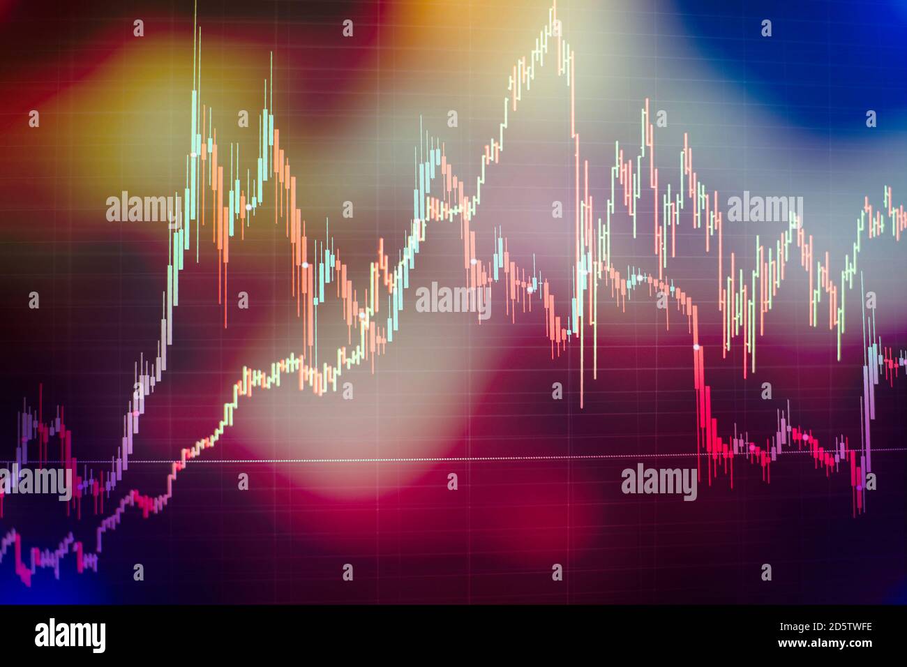 Analytics Report Status Information Analysis Chart Graph in digital ...