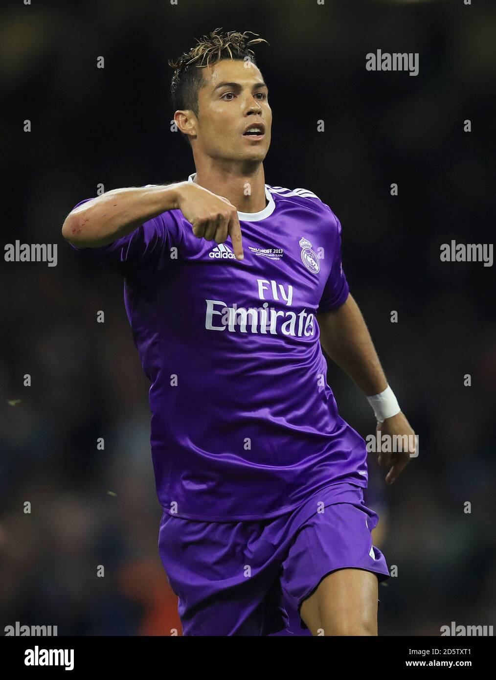 Real Madrid's Cristiano Ronaldo celebrates scoring his side's