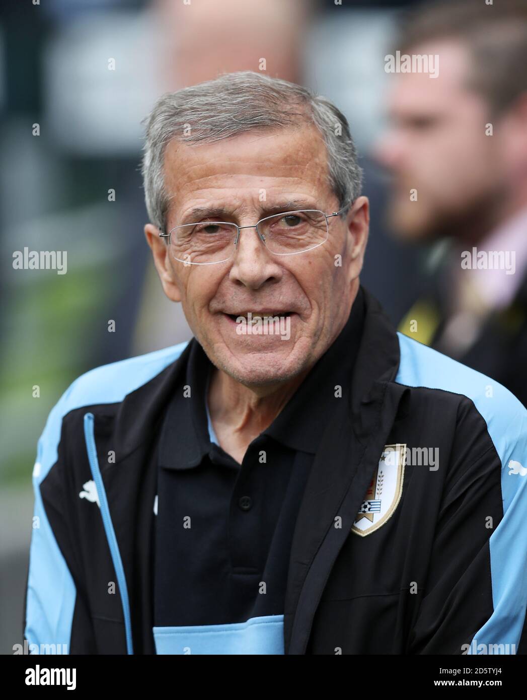 Uruguay manager Oscar Tabarez Stock Photo