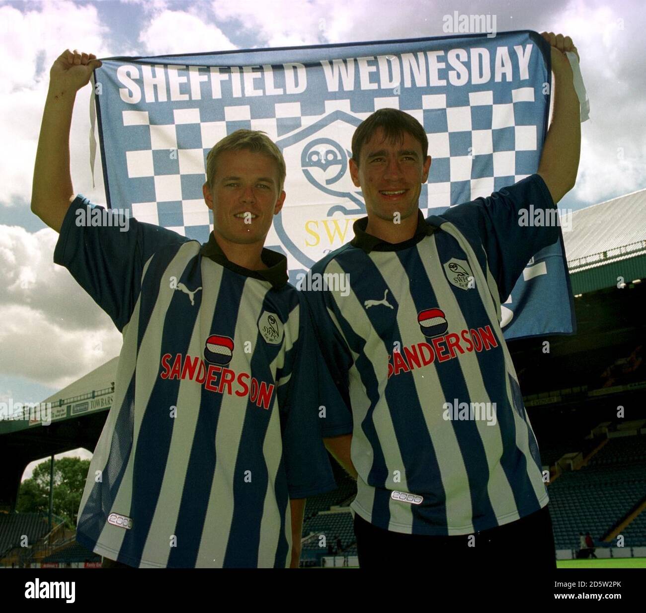 Sheffield Wednesday's two signings from Celtic Simon Donnelly (left