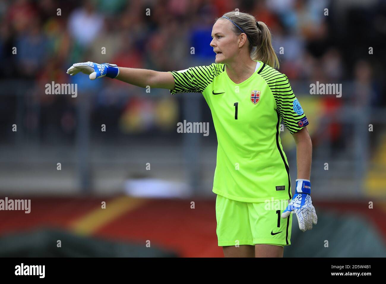 Norway goalkeeper Ingrid Hjelmseth Stock Photo - Alamy