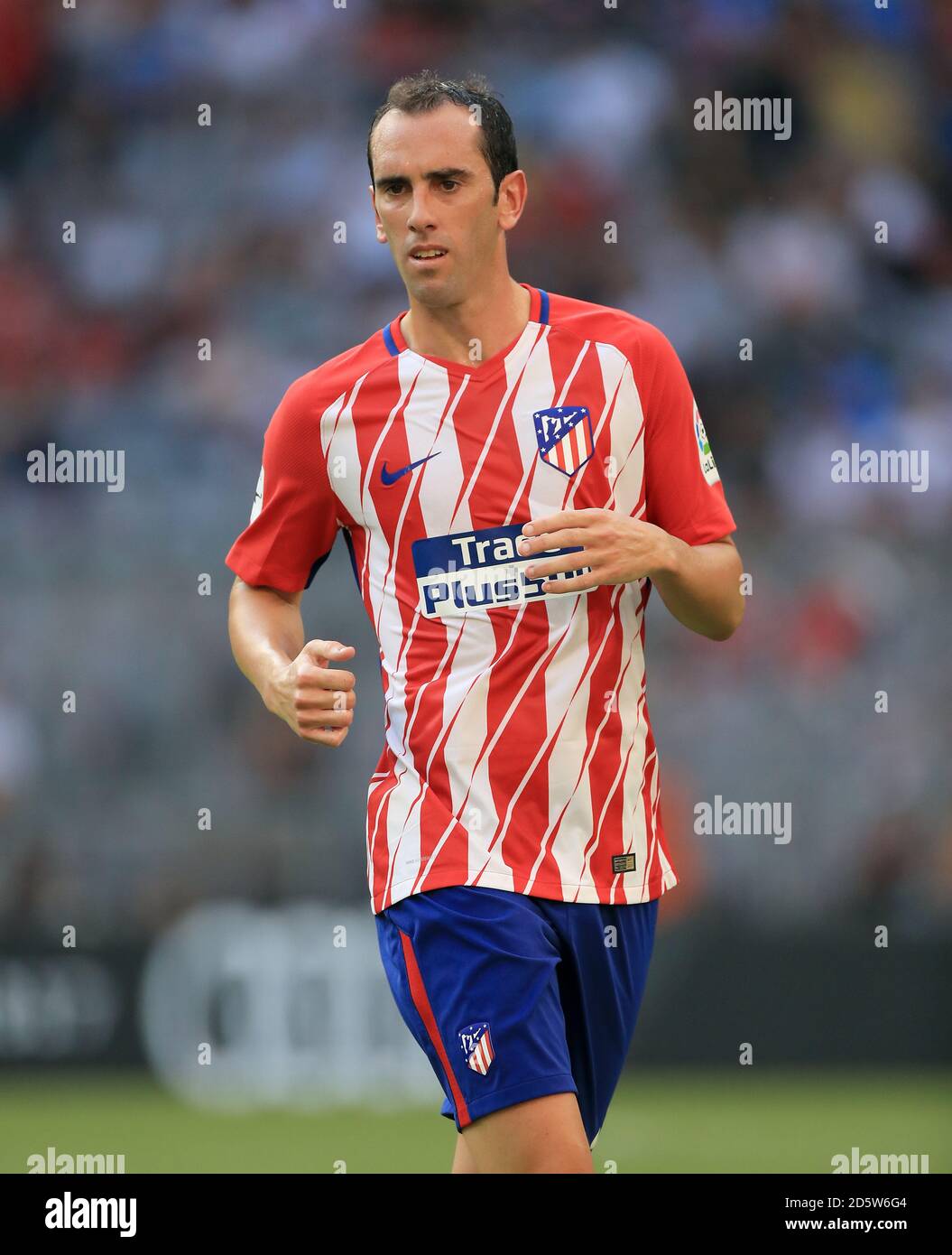 Atletico Madrid's Diego Godin during the match Stock Photo