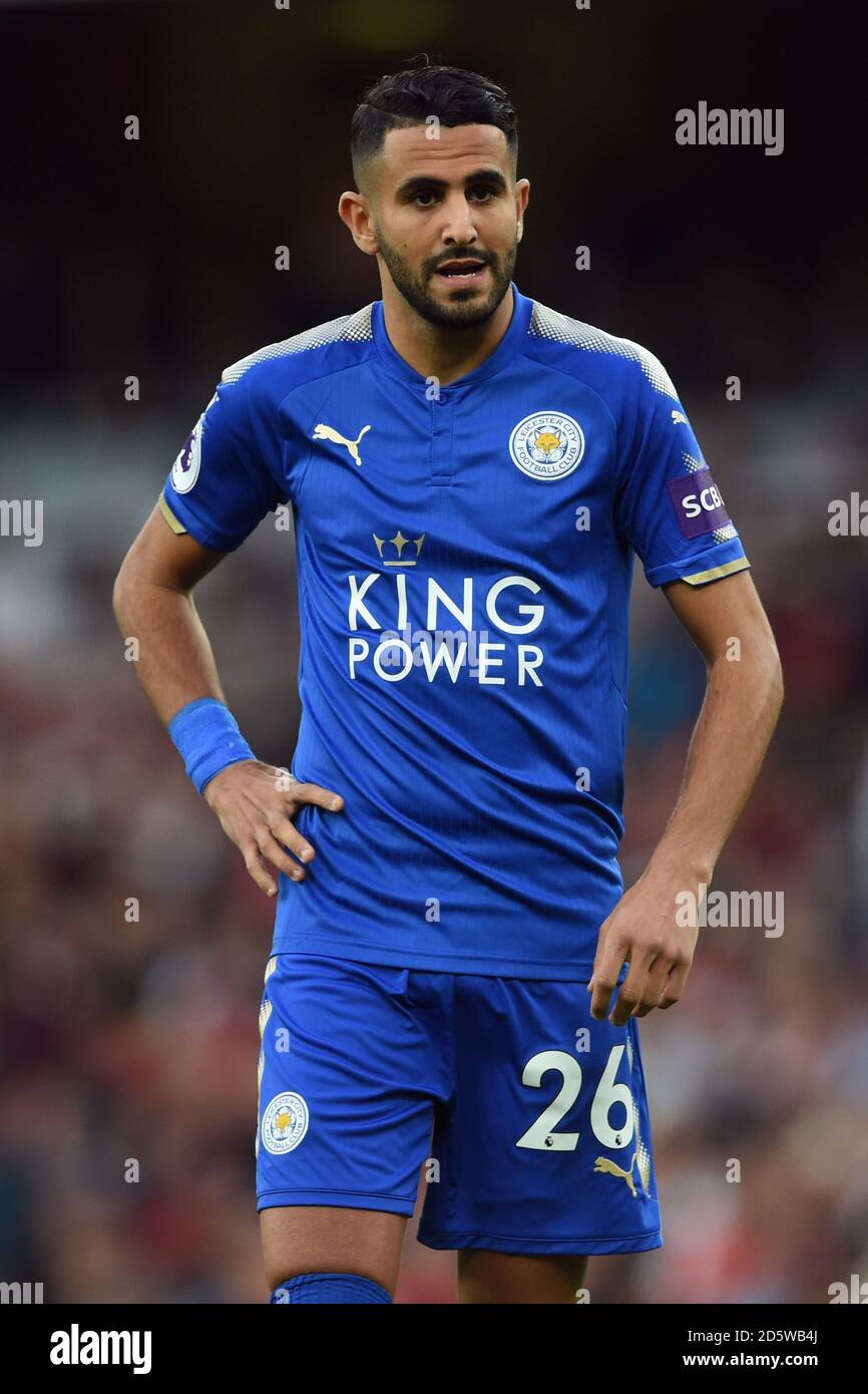 Riyad Mahrez, Leicester City Stock Photo