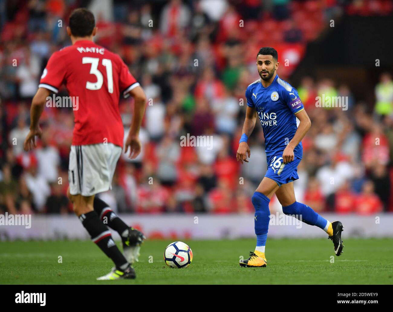 Leicester City's Riyad Mahrez  Stock Photo