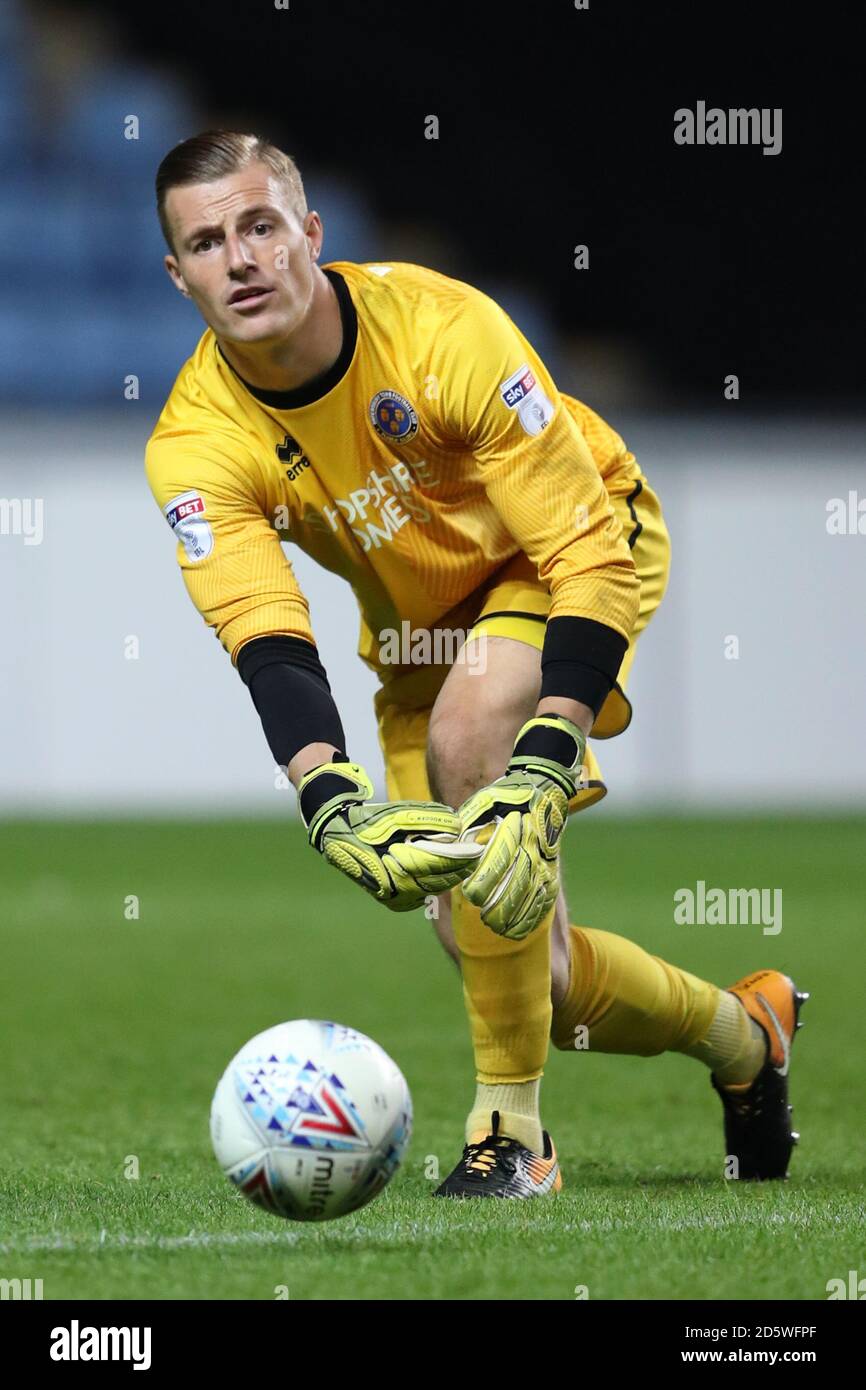 Shrewsbury Town's goalkeeper Craig MacGillivray Stock Photo Alamy