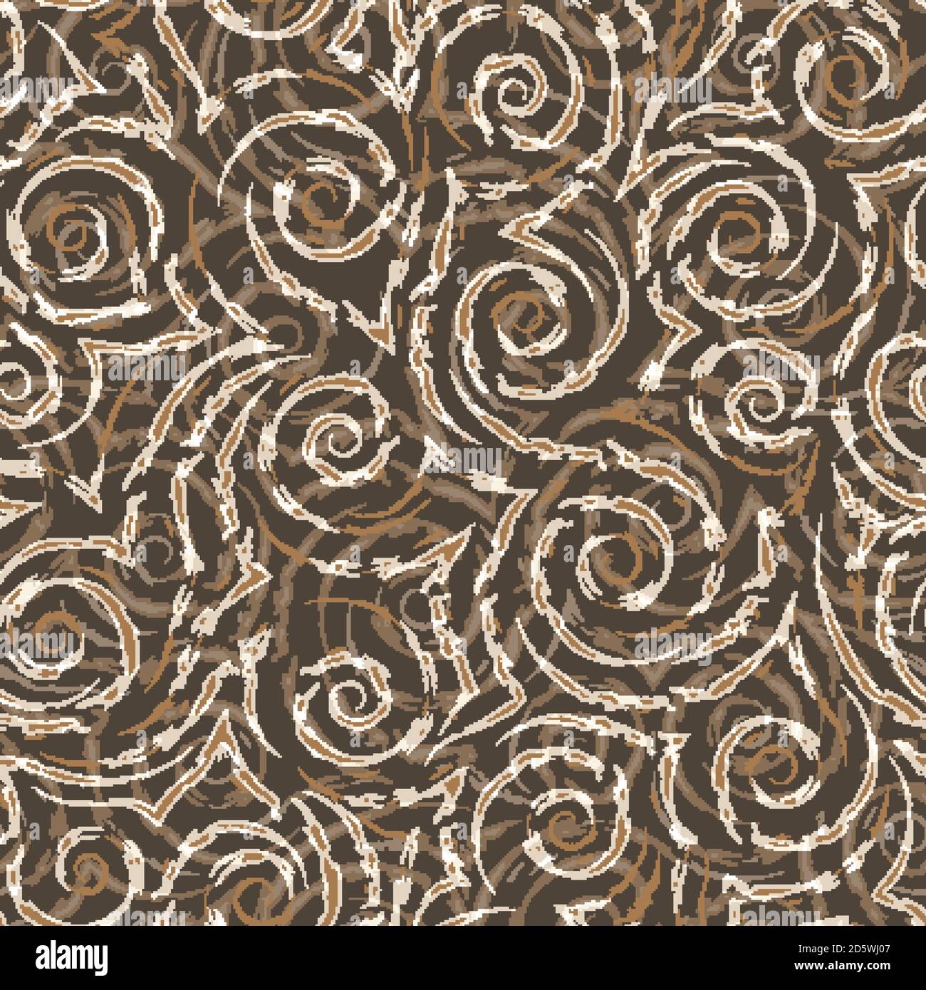 Brown beige seamless fabric texture pattern Vector Image