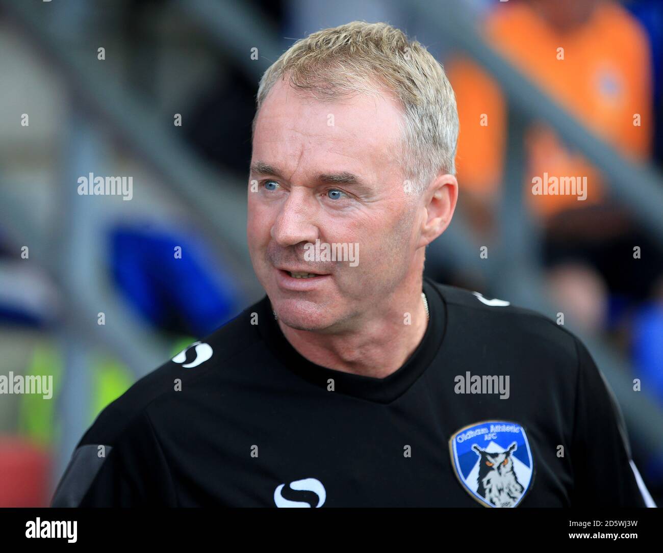 Oldham Athletic's manager John Sheridan Stock Photo Alamy