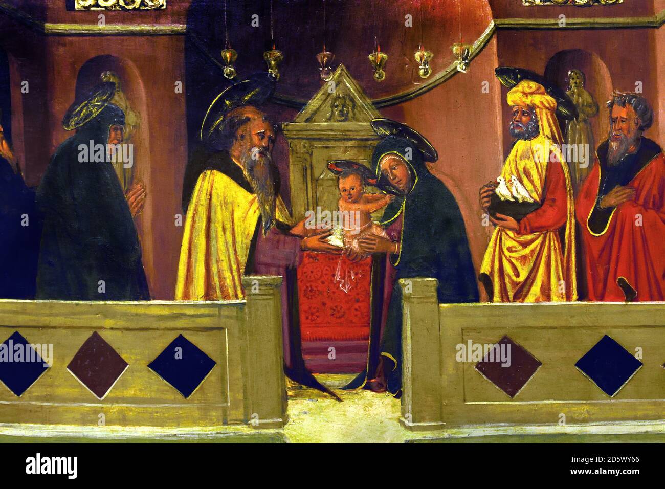 The presentation of the Christ-child in the Temple by B.J. Butinone ...