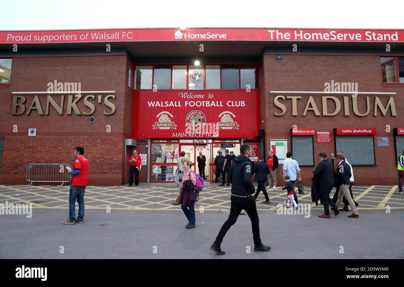 A general view of the Bescot Stadium Stock Photo
