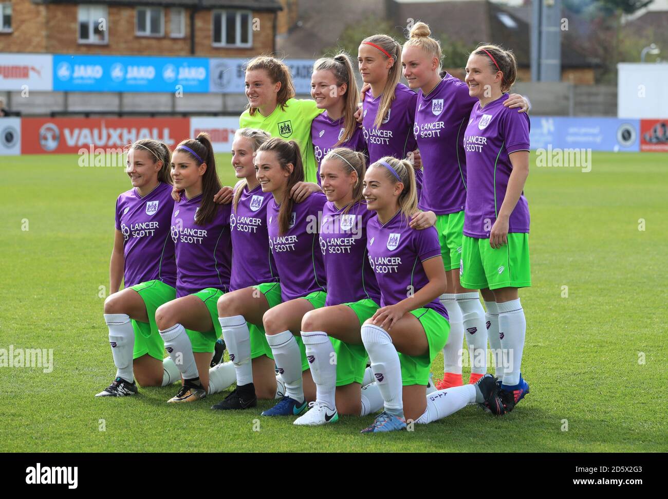 Bristol City Women Team Group Stock Photo Alamy