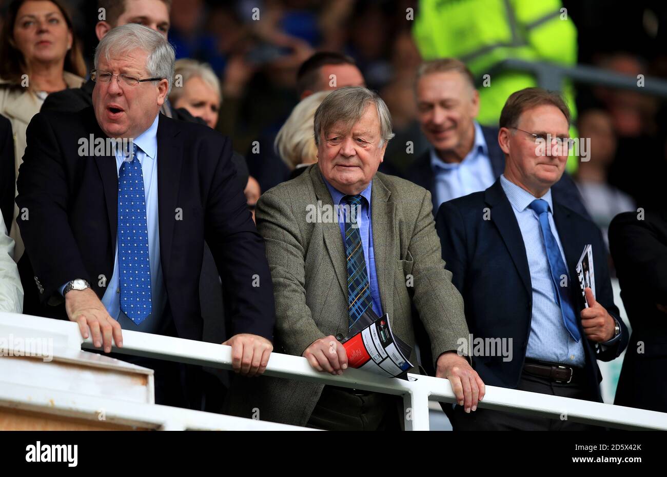 MP Kenneth Clarke in the stands Stock Photo - Alamy