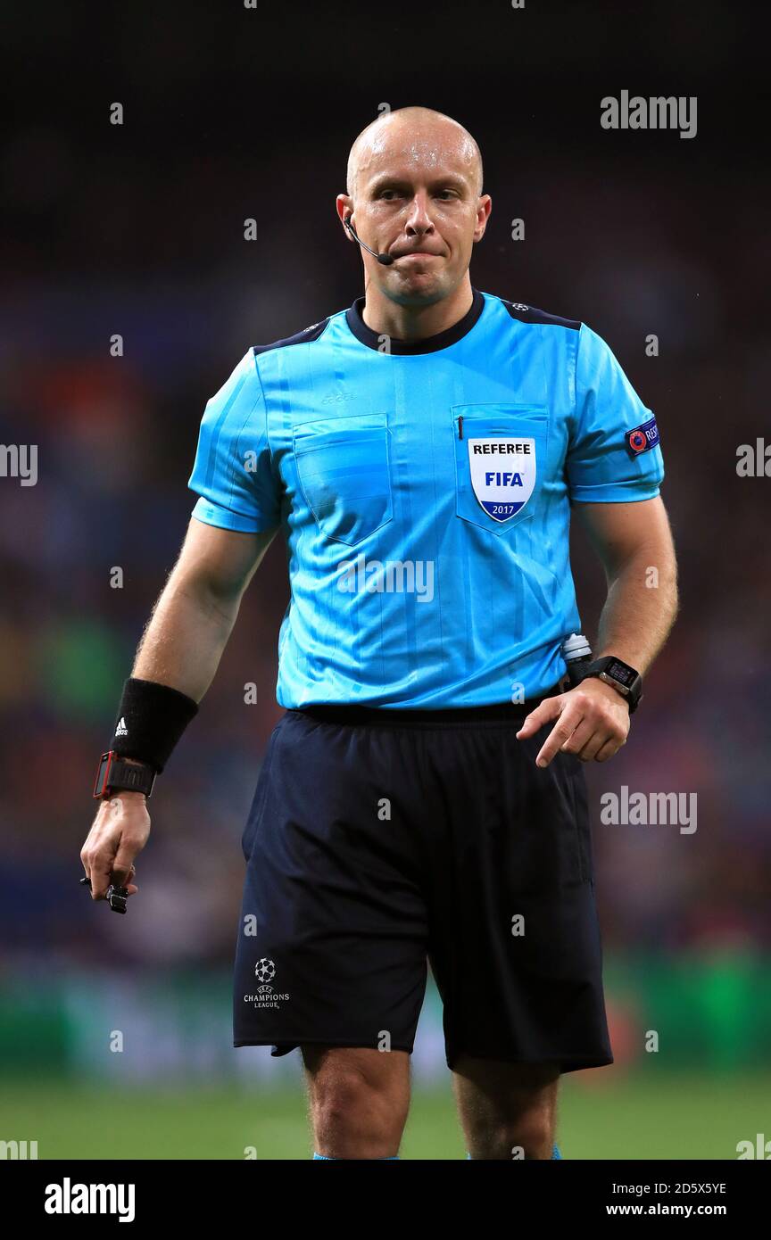 Match referee Szymon Marciniak Stock Photo