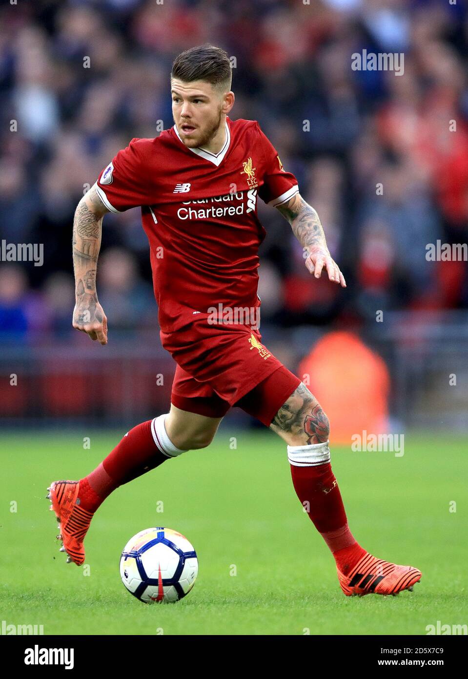 Liverpool's Alberto Moreno Stock Photo - Alamy