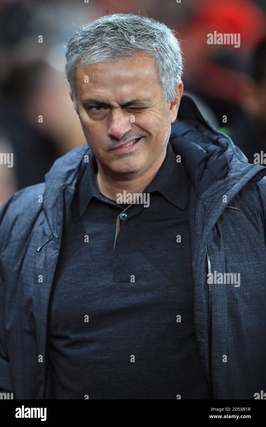 Manchester United manager Jose Mourinho Stock Photo - Alamy