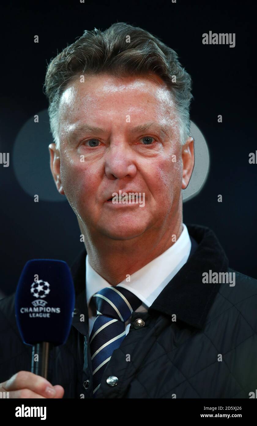 Former Ajax and Netherlands manager Louis van Gaal Stock Photo