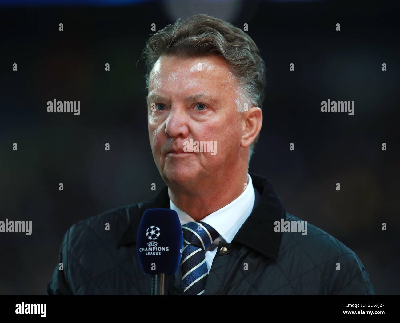 Former Ajax and Netherlands manager Louis van Gaal Stock Photo