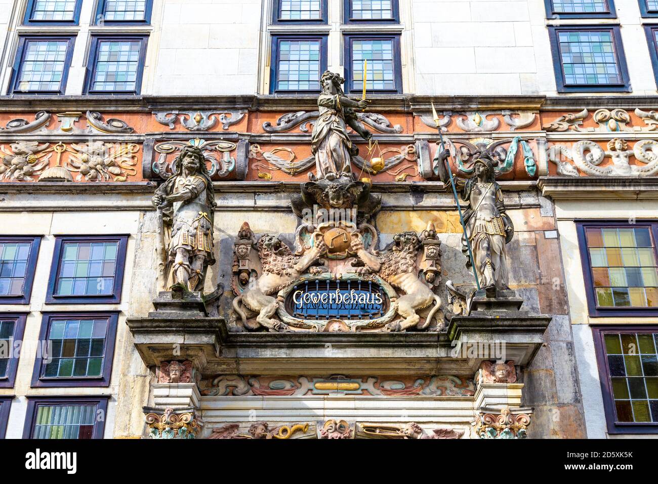 17th Century Gewerbehaus in Bremen, Germany Stock Photo