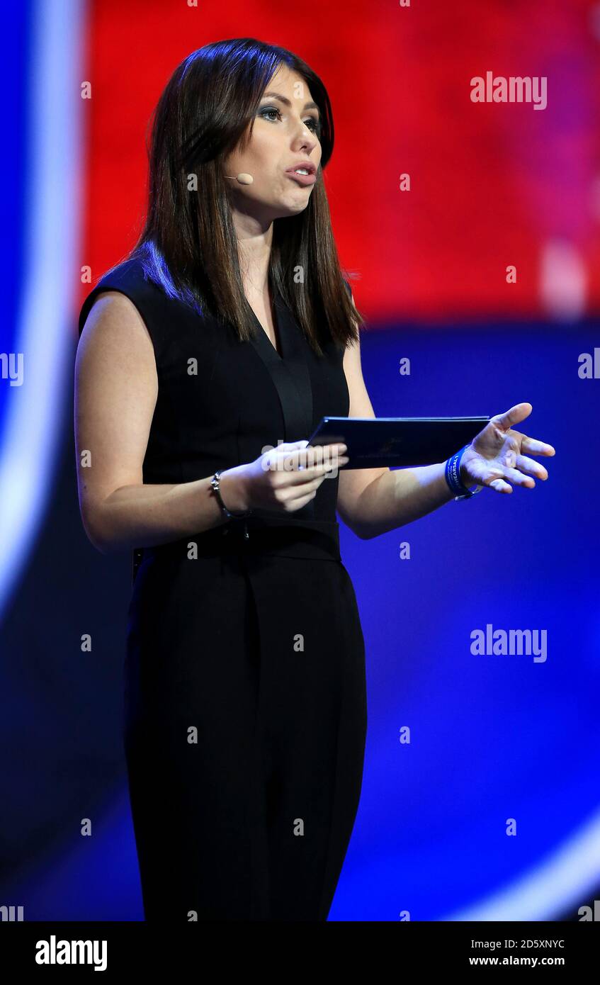 World Cup Draw Co Host Maria Komandnaya On Stage During Behind The Scenes At The Kremlin In Moscow Two Days Prior To The World Cup 18 Draw This Friday Hosted With Gary Lineker World Cup Draw Co Host Maria Komandnaya On Stage During Behind The Scenes At The Kremlin In Moscow Two Days Prior To The World Cup 18 Draw This Friday Hosted With Gary Lineker
