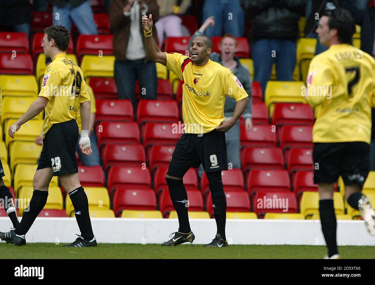 Watford's Marlon King celebrates his goal Stock Photo Alamy