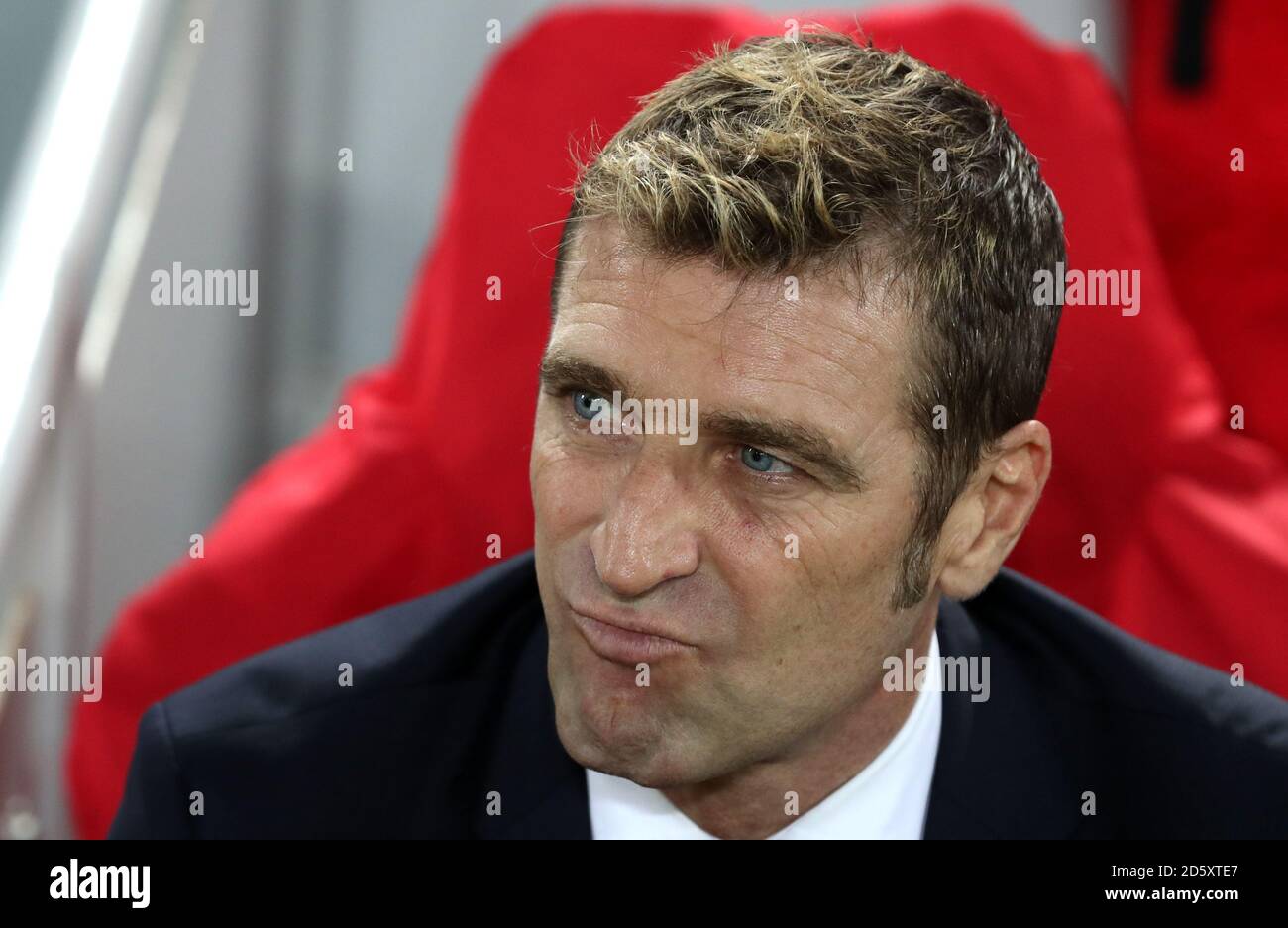 Spartak Moscow manager Massimo Carrera Stock Photo - Alamy