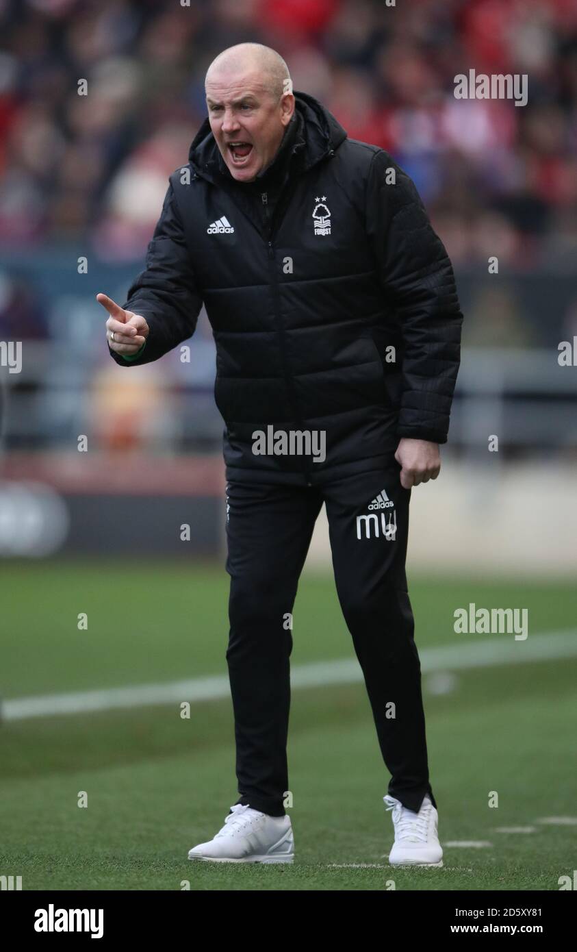 Nottingham Forest manager Mark Warburton Stock Photo Alamy