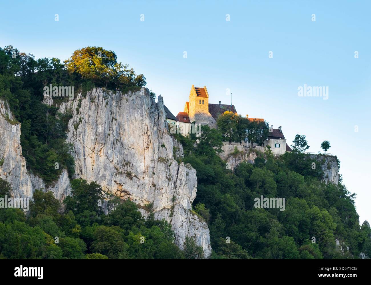 Germany, Baden-Wuerttemberg, Werenwag Castle near Beuron Stock Photo