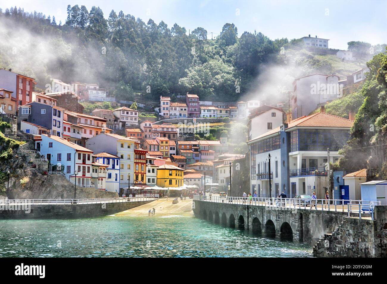 Spain, Asturias, Cudillero Stock Photo