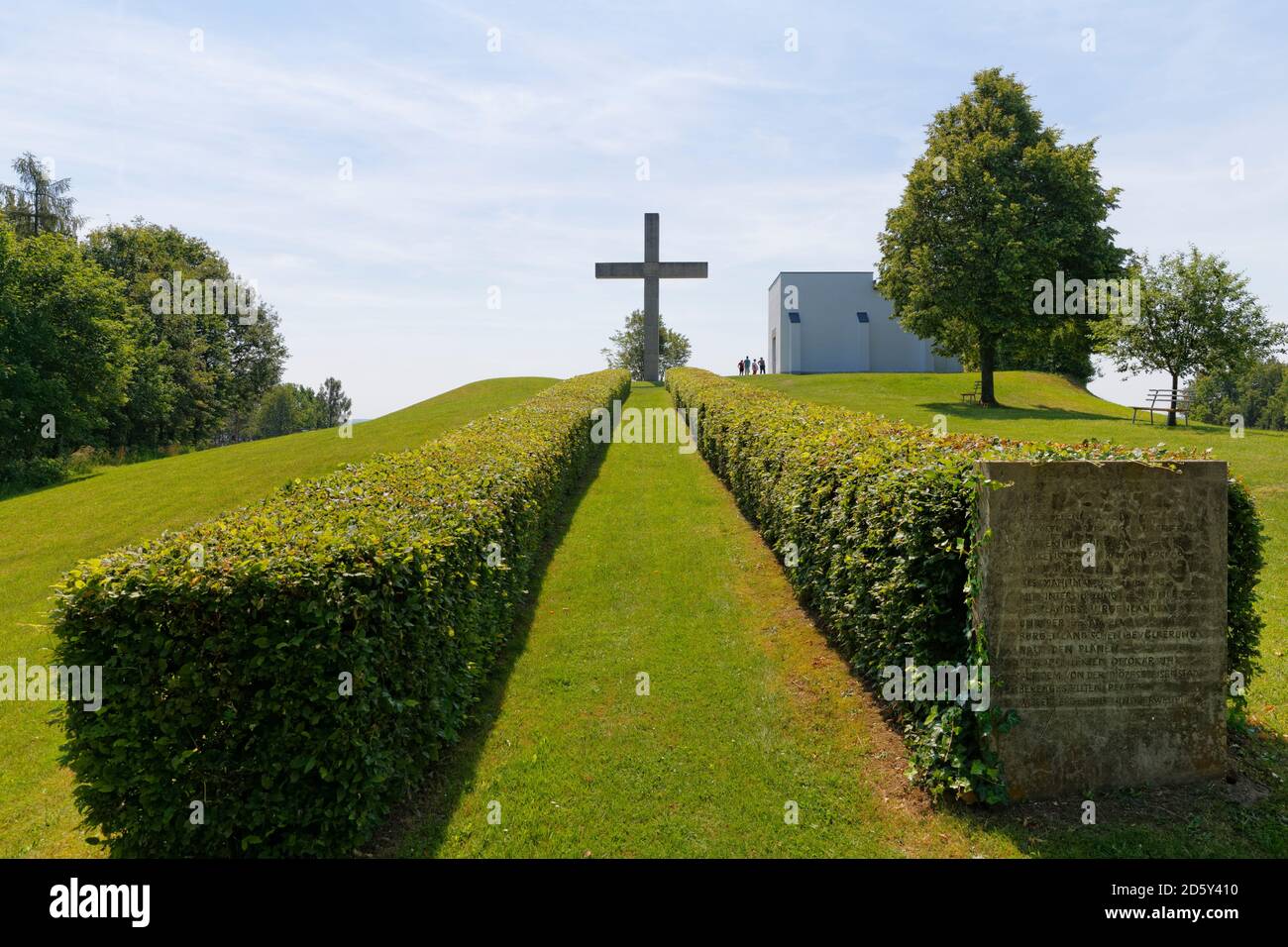 Austria, Burgenland, Mogersdorf memorial Stock Photo