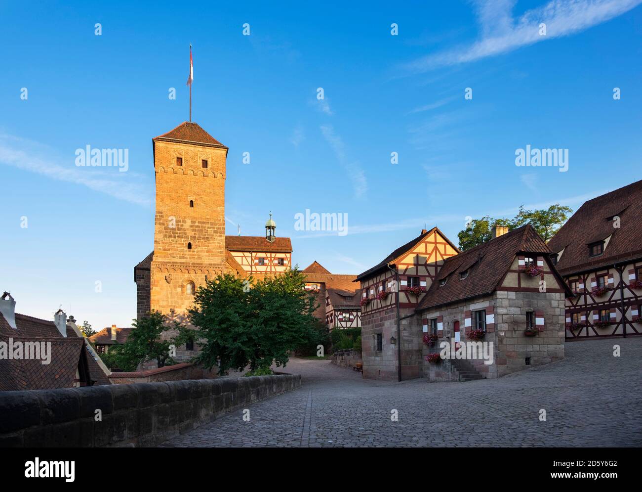 Germany, Bavaria, Middle Franconia, Nuremberg, Imperial castle Stock Photo