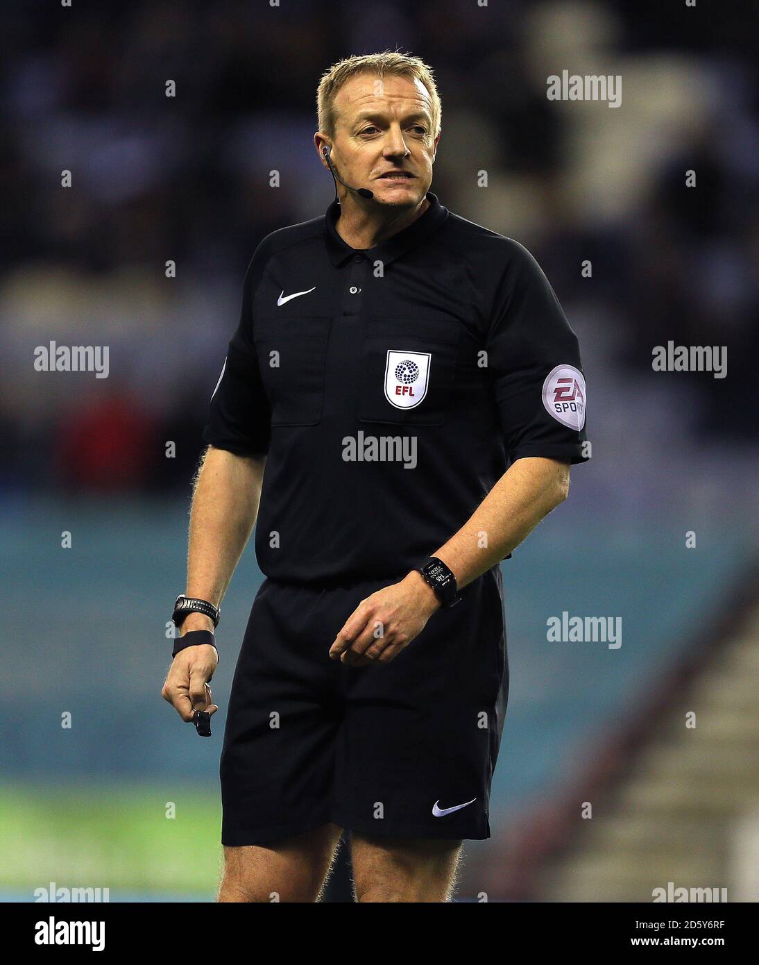 Match referee Trevor Kettle Stock Photo Alamy