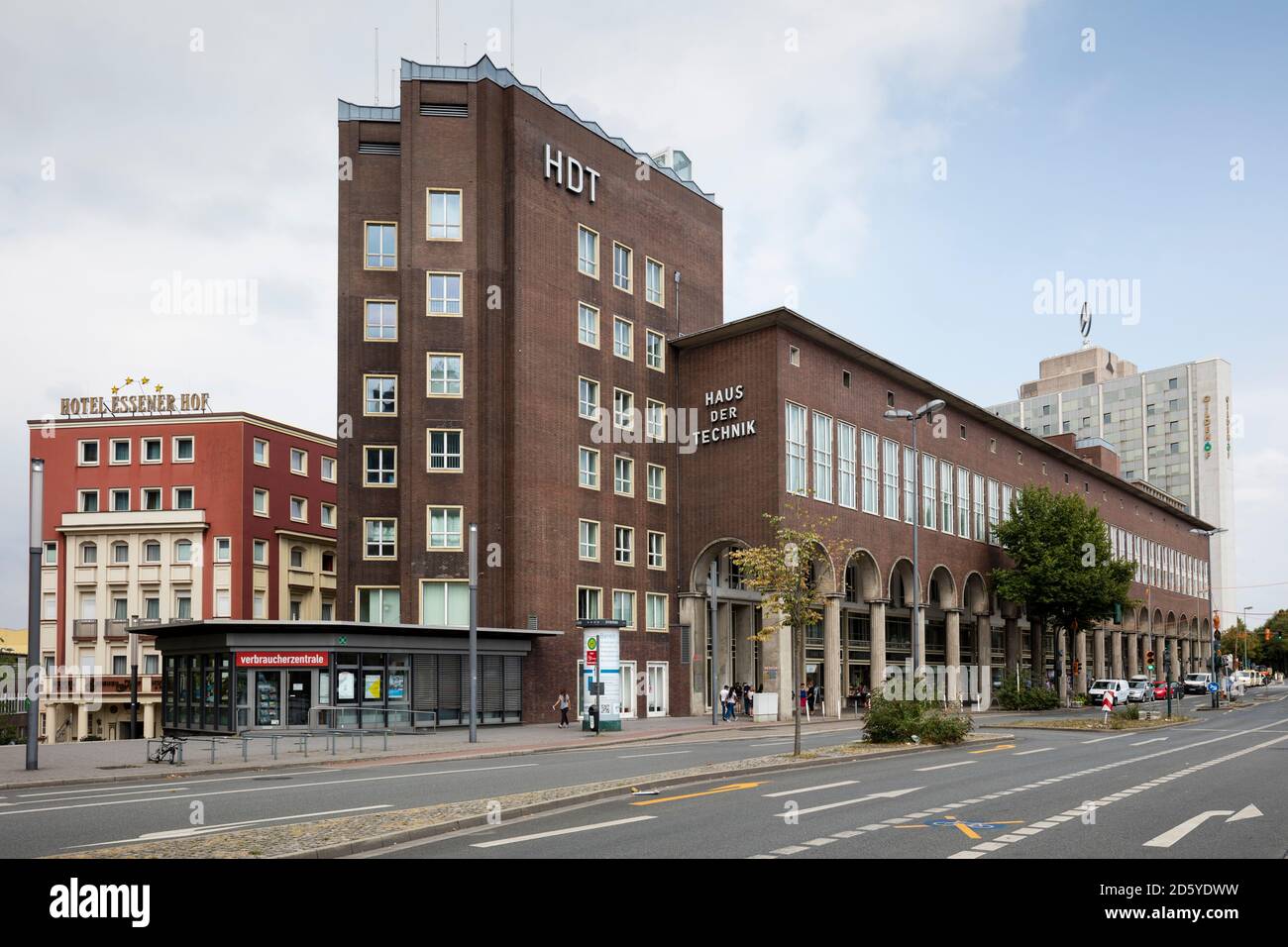 Germany, Essen, view to Haus der Technik Stock Photo