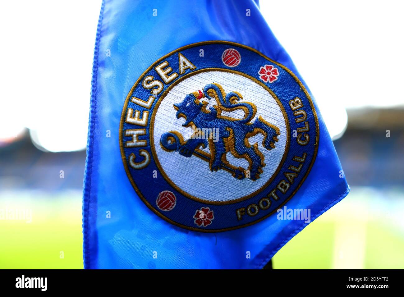 Chelsea football club flag hi-res stock photography and images - Alamy