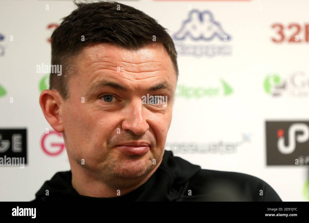Leeds United new manager Paul Heckingbottom during the press conference at Thorp Arch Training