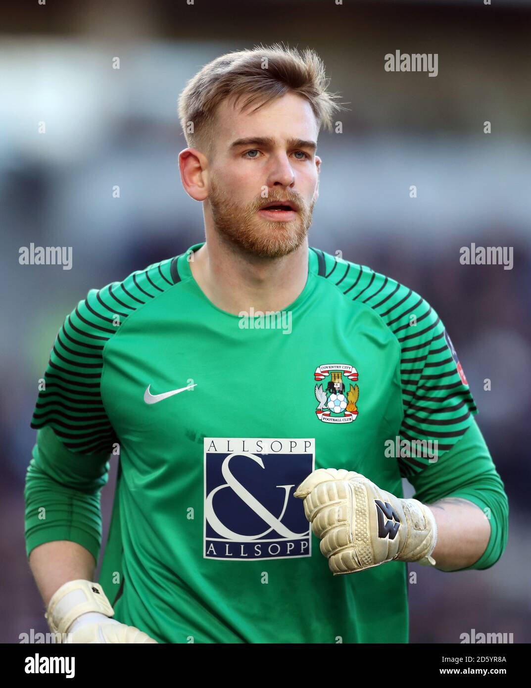 Coventry City goalkeeper Lee Burge Stock Photo Alamy