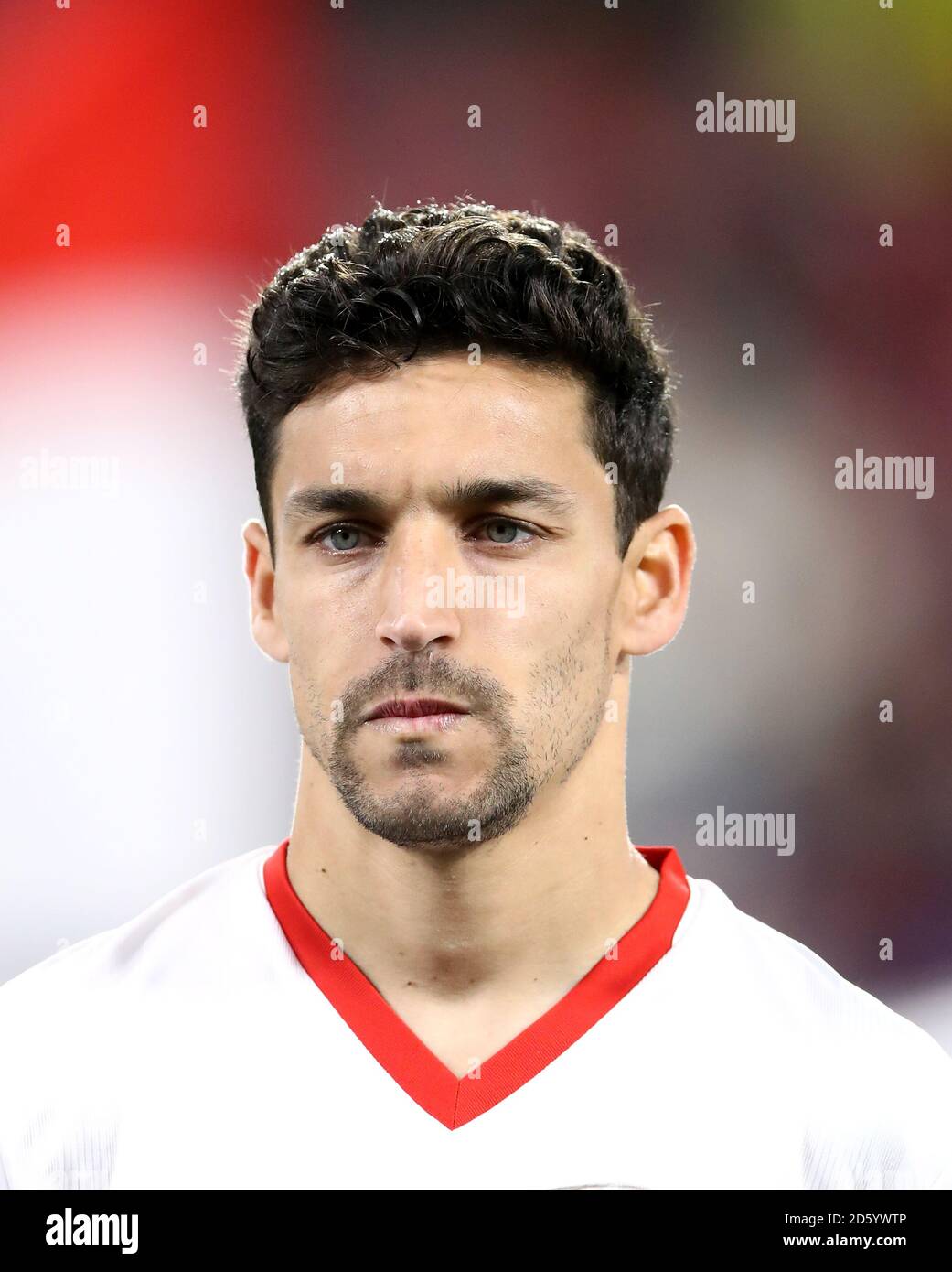 Sevilla's Jesus Navas Stock Photo