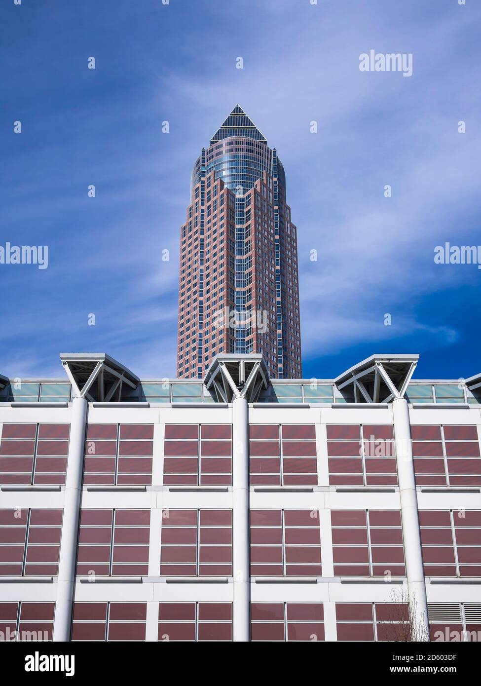 Germany, Frankfurt, view to exhibition tower Stock Photo