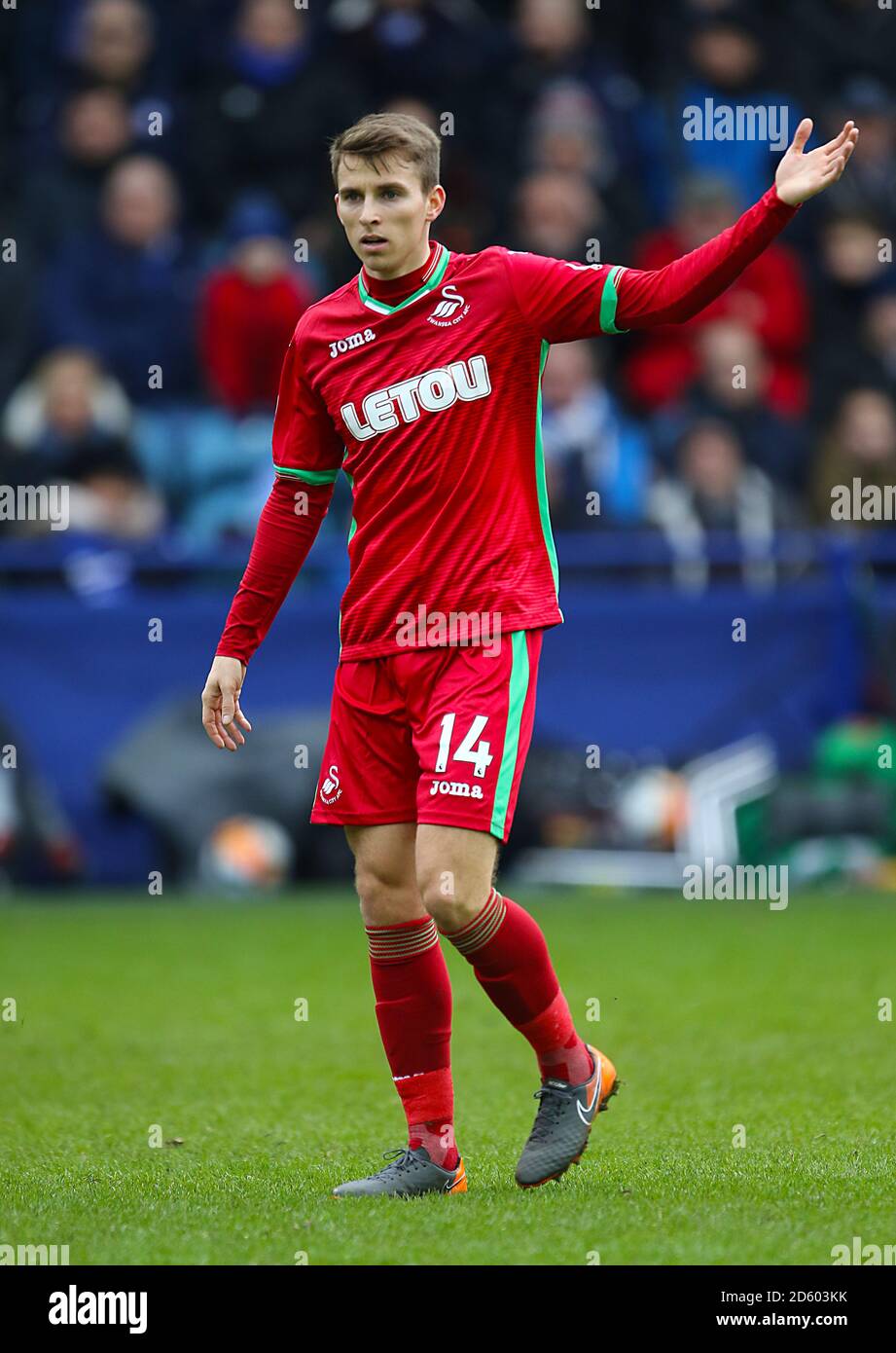 Tom Carroll Reds Swansea City's Tom Carroll Stock Photo - Alamy