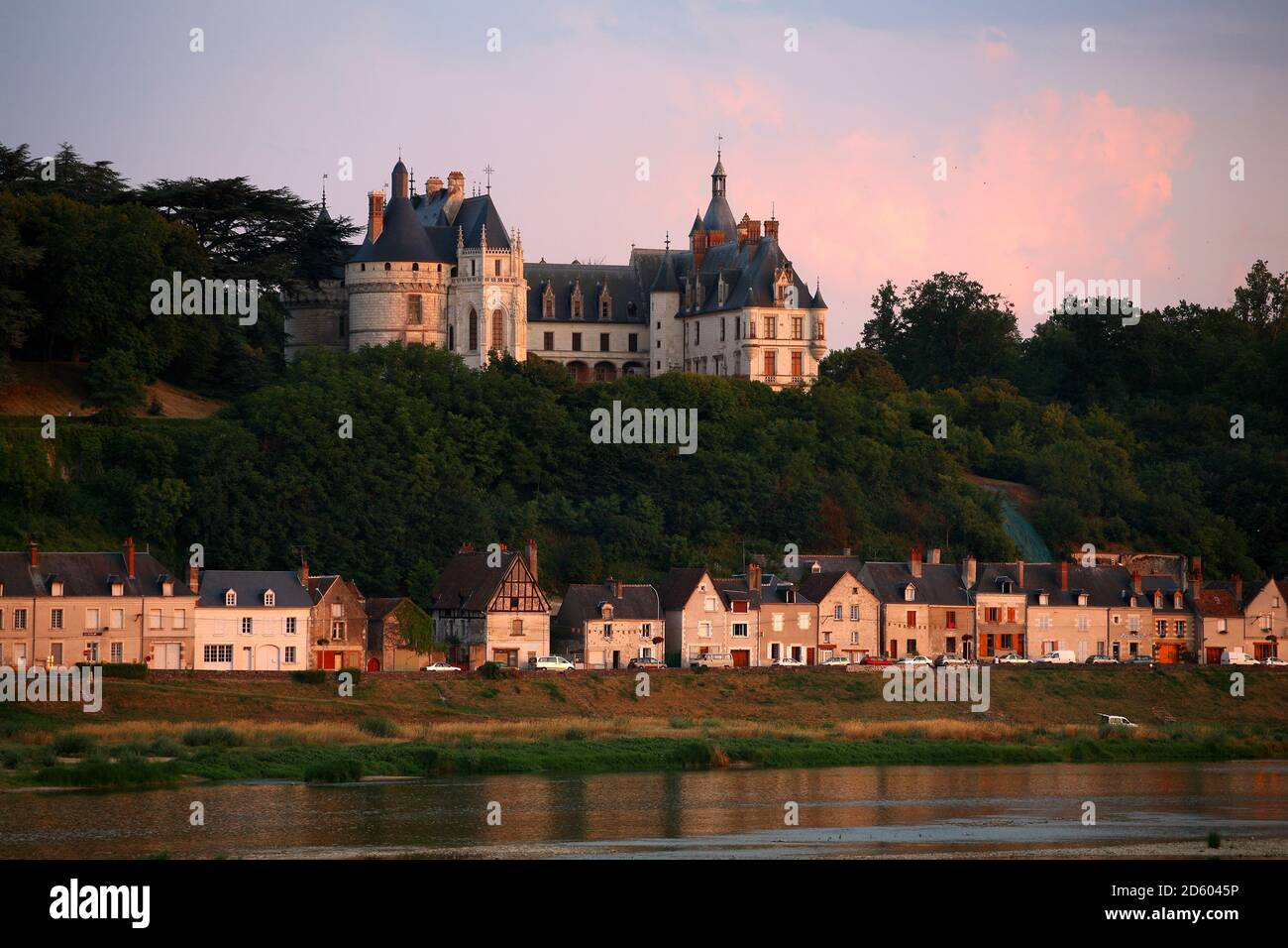 France, Chaumont-sur-Loire, view to Chateau de Chaumont Stock Photo