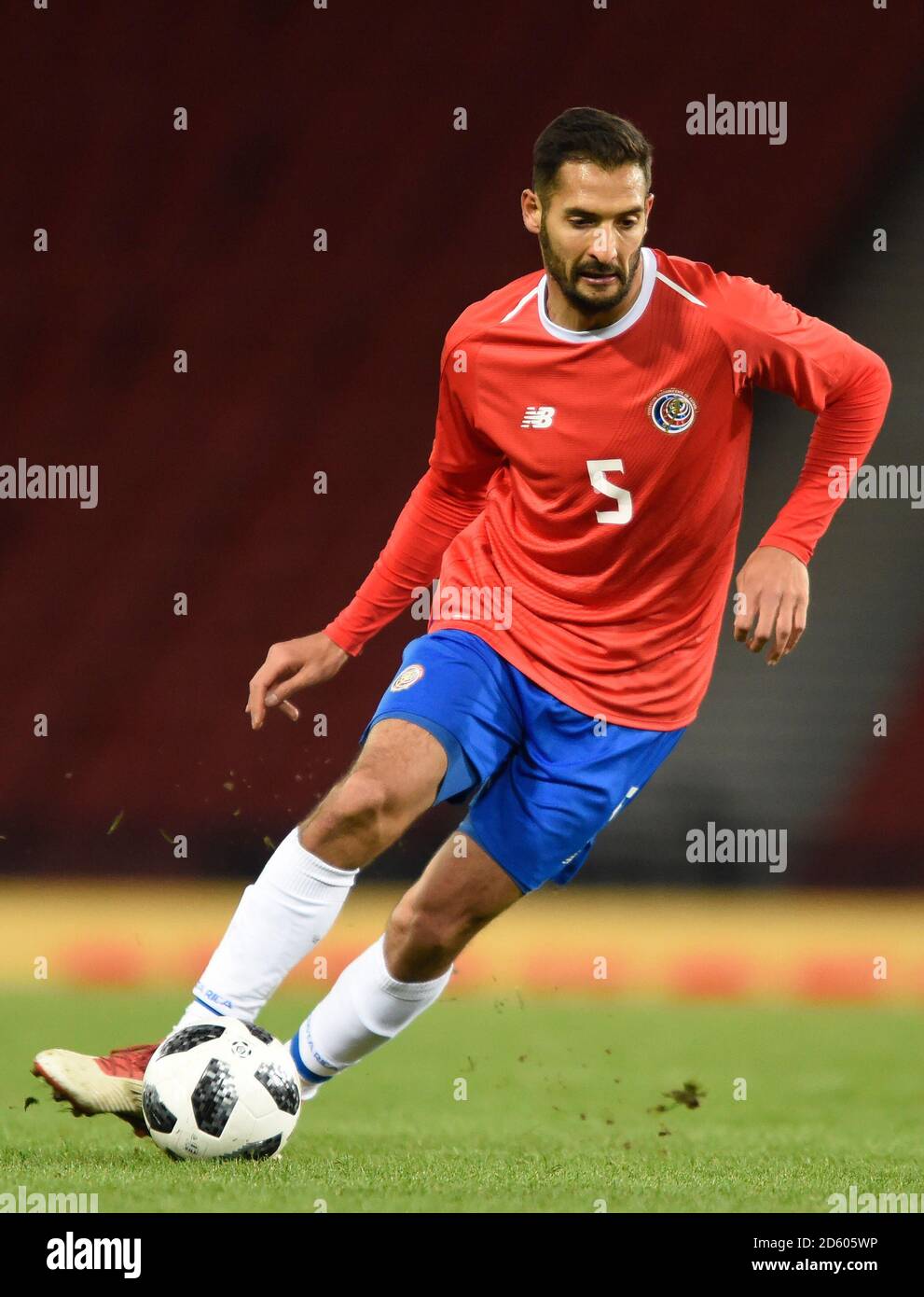 Costa Rica's Celso Borges in action during the international friendly match at Hampden Park, Glasgow Stock Photo