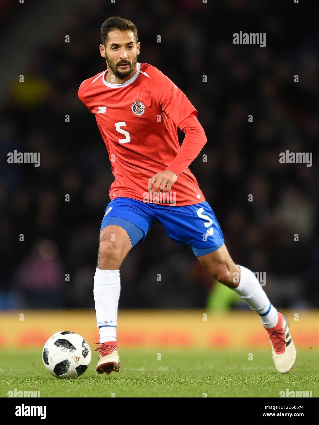 Costa Rica's Celso Borges in action during the international friendly match at Hampden Park, Glasgow Stock Photo