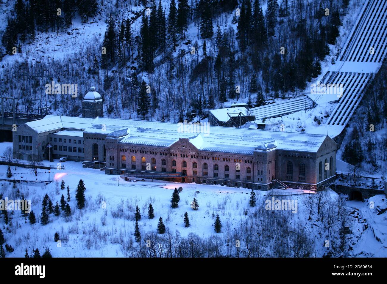 Norway, Rjukan, Vemork hydroelectric plant Stock Photo