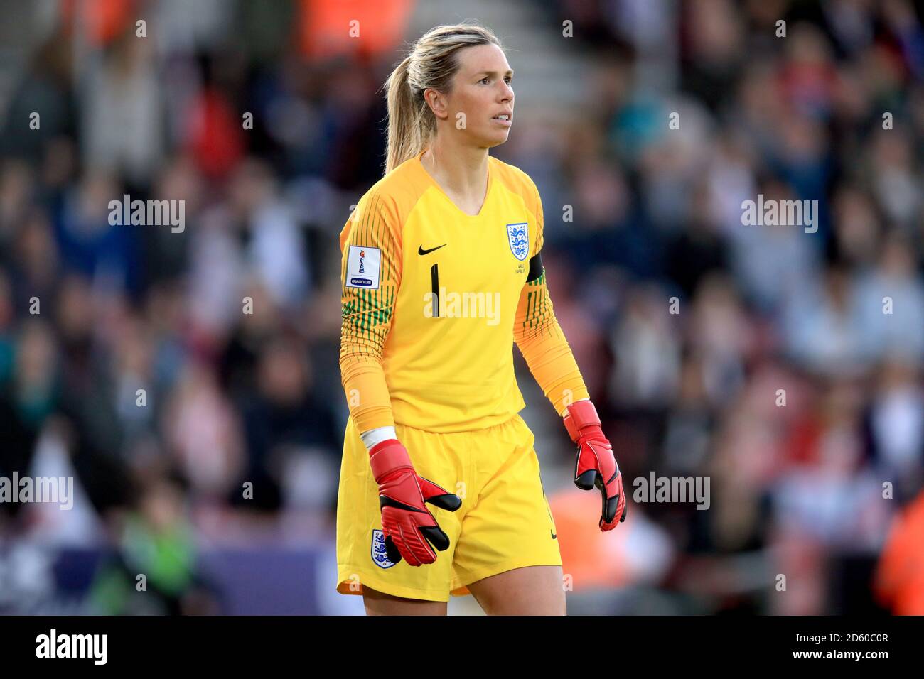 England Women's goalkeeper Carly Telford Stock Photo Alamy
