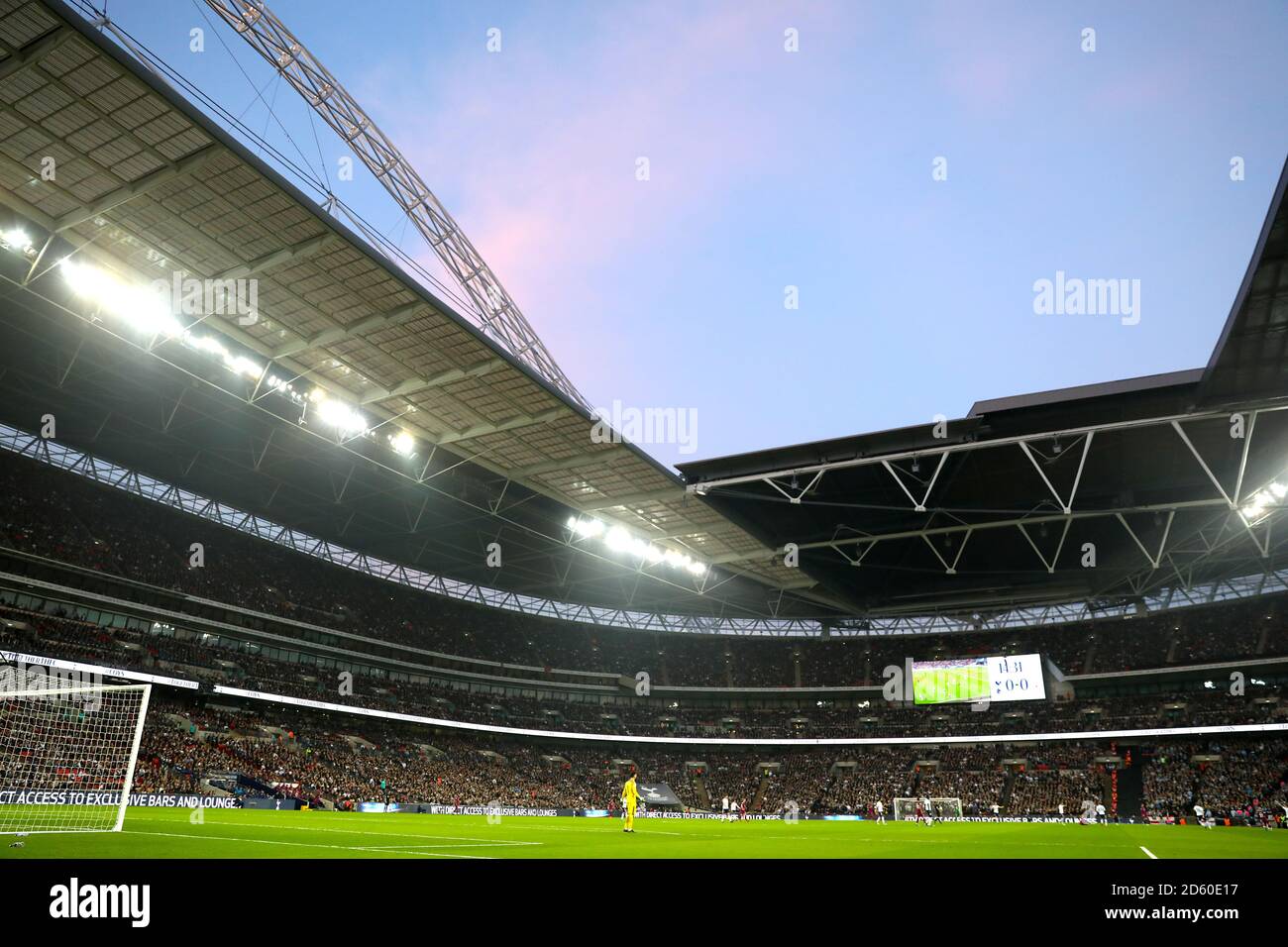 General view of the pitch at Wembley Stadium Stock Photo - Alamy