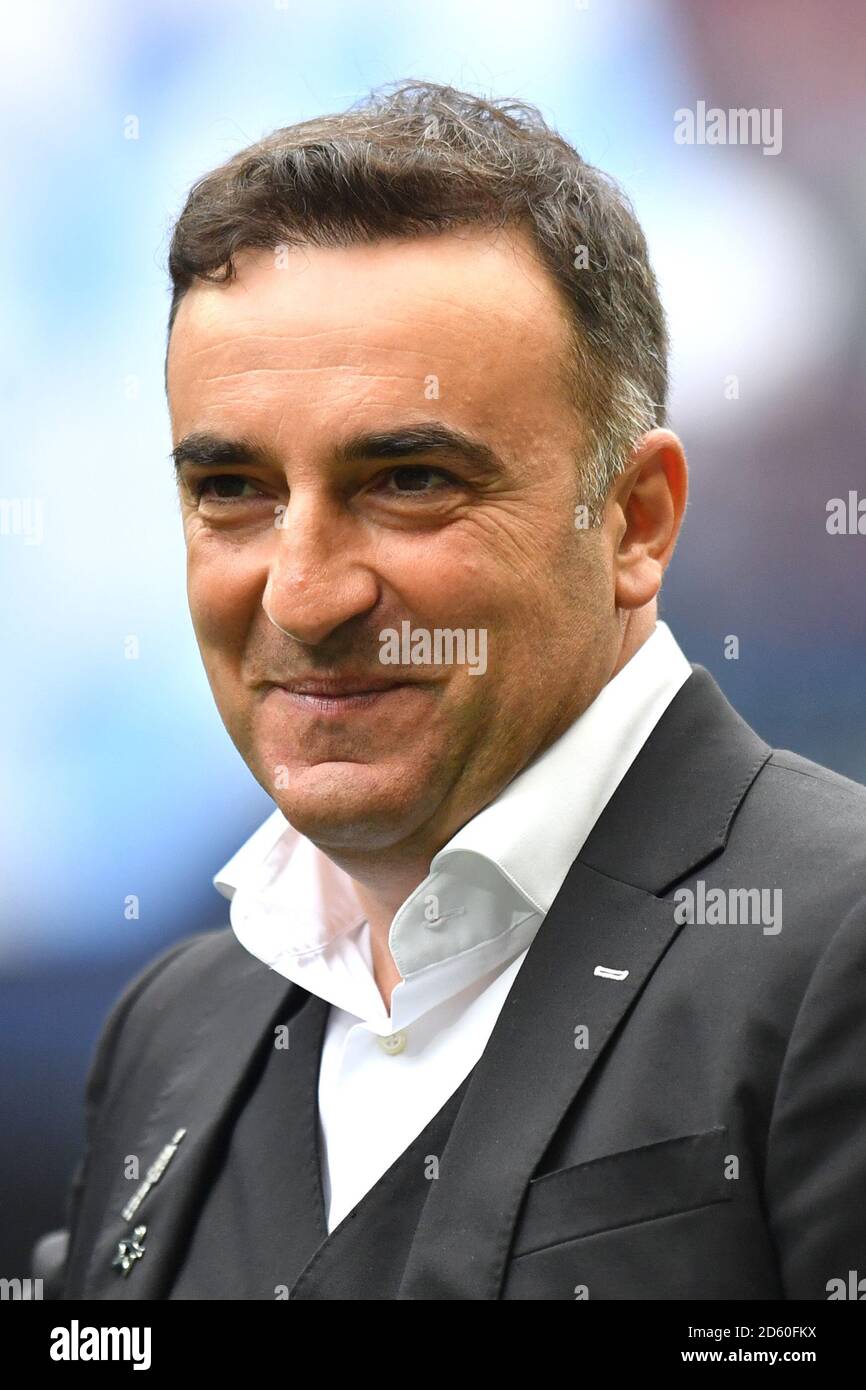 Swansea City manager Carlos Carvalhal Stock Photo